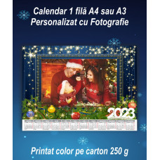 Calendar 2023 - personalizat cu fotografie și decor specific