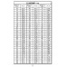 Tabela/Tabele de Cubaj cu 2 zecimale pentru Lemn Rotund din metru în metru, SPIRALATĂ, fiecare filă înfoliată
