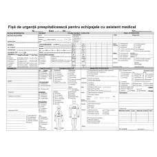 Fișa de Urgență Prespitalicească pentru echipajele cu asistent medical