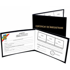 Certificat de înregistrare al mijlocului de transport - coperta Imitație Piele