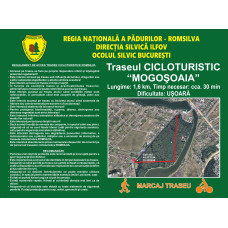 Panouri Silvice Traseul Cicloturistic “MOGOȘOAIA” cu hartă - Ocolul Silvic București
