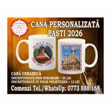 Cană Paşti 2026 - Hristos a Înviat!