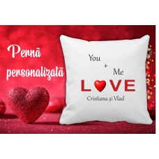 Pernă Personalizată You+Me Love