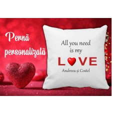 Pernă Personalizată All you need is my Love