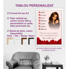 Tablou Personalizat Cadou cu nume Andreea
