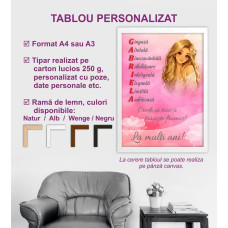 Tablou Personalizat Cadou cu nume Gabriela