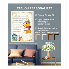 Tablou Școală - Cu fiecare lectie pe care o predați plantați semințele cunoașterii...