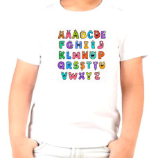 Tricou copii Alfabet