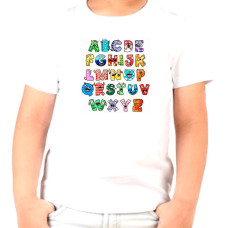 Tricou copii Alfabet