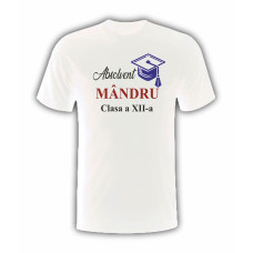 Tricou ABSOLVENT MÂNDRU Clasa a XII-a